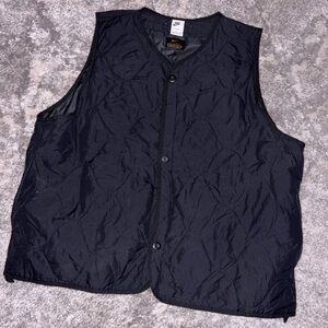 nike Men's Quilted military Black Vest